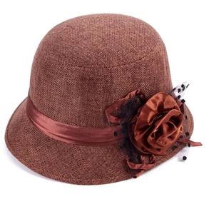 Chapeaux élégants pour femmes en polyester 100% : Cloche, Béret, Fascinator, Bob, pour l'hiver, l'église, le thé, les fêtes formelles, les cérémonies et les mariages - Product Image 2