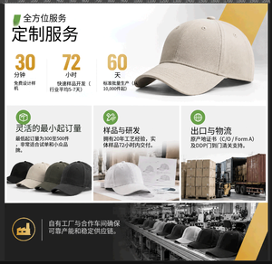 Gorra de Golf Personalizada con Logotipo, 6 Paneles, Impermeable, Azul Marino, Detalles Blancos y Naranjas, Bordado 3D, Visera Curva, para Hombre, para Exteriores - Product Image 4