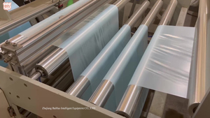 Ully automático de alta velocidad, último diseño, superpuesto, entrelazado, resistente, Rodante, máquina para hacer bolsas con cordón - Product Image 3