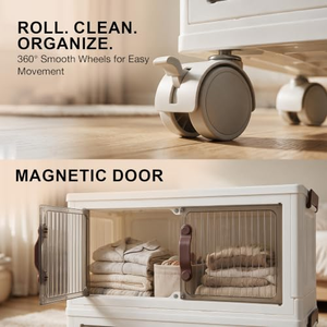Organizador de Juguetes y Ropa para Niños, Multifuncional, Plegable, de Plástico Moldeado por Inyección, Armario de Almacenamiento para Sala de Estar - Product Image 4