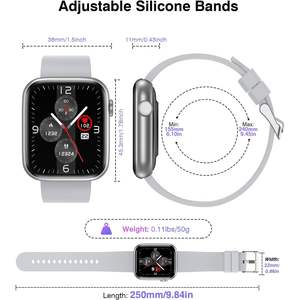 EarlySincere 2024 HD Full Touch Screen Fitness Smart <b>Watch</b> for <b>Men</b> and Women IP67 for Bluetooth Call SDK App RDFIT Integration - Product Image 5