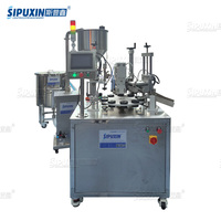 Machine de remplissage et de scellage de tubes cosmétiques en plastique ultrasonique à grande vitesse semi-automatique avec acier inoxydable de haute précision