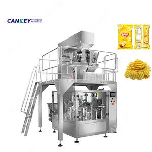 Machine d'emballage multifonctionnelle de chips de pommes de terre Doypack Snack Food Premade Bag Automatic
