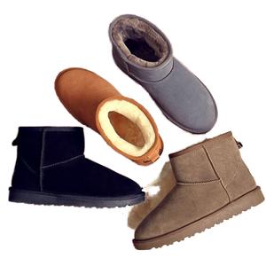 Bottes en velours moelleux confortables et chaudes personnalisées pour l'intérieur et l'extérieur, pour la neige et l'hiver, avec semelle intérieure en EVA pour unisexe - Product Image 1