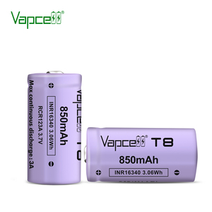 <span class=keywords><strong>Batterie</strong></span> Li-ion Vapcell <span class=keywords><strong>RCR123A</strong></span> 16340 850 mAh 3A rechargeable pour lampe torche, bonne qualité - Product Image 2
