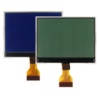 HUIJING Layar LCD Bingkai Putih COG 12864 Daya Rendah TN TFT Teknologi Kristal Dicetak Resolusi 128x64 2.7 Inci
