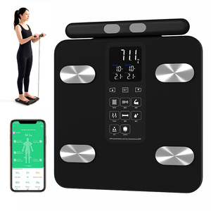 Báscula Inteligente Inalámbrica <span class=keywords><strong>de</strong></span> <span class=keywords><strong>Grasa</strong></span> Corporal con Pantalla LCD a Color <span class=keywords><strong>de</strong></span> Alta Precisión, 180 kg, 8 Electrodos, Indicación <span class=keywords><strong>de</strong></span> Batería Baja y Sobrecarga - Product Image 1
