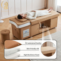 Table de massage et lit de shampoing électrique professionnel moderne Chuque avec couleur personnalisable, réglage de la hauteur et du dossier