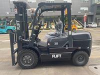 Chariot élévateur automatique diesel, dispositif de levage de 4.5 mètres, levage de 3.8 tonnes, capacité de 3800kg, moteur FD38, chine 4D30G31, livraison gratuite