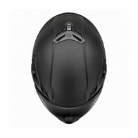 Casque de moto intégral homologué DOT, coque en ABS, visière transparente, doublure en polyester, couleur unie, équipement de conduite