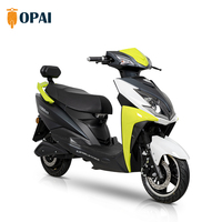 OPAI Eec Motos Motocicleta Skd Moto Électrique 2400w Moto Électrique pour Hommes Adultes Scooter Électrique au Lithium 10 Pouces