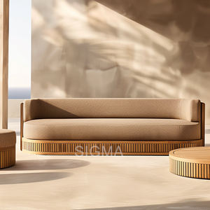 2024 Sigma nouveau design excellente qualité teck extérieur <span class=keywords><strong>jardin</strong></span> en bois chaise longue simple pour patio - Product Image 6