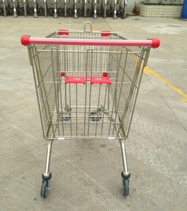 Carrito de Compras Grande de 240L con 4 <span class=keywords><strong>Ruedas</strong></span> para Supermercados, Carrito de 240L para Supermercados Europeos - Product Image 5