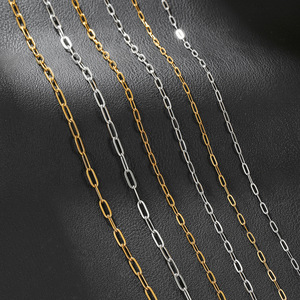 Stainless Steel <b>Long</b> Buckle Hammer Cross <b>Necklace</b> For Women 304 Steel Elegant Clavicle Chain Jewelry Daily Wear Gift - Product Image 1
