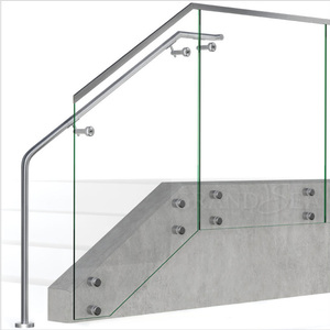 Balaustra <span class=keywords><strong>in</strong></span> <span class=keywords><strong>vetro</strong></span> senza cornice ringhiera balcone corrimano personalizzato <span class=keywords><strong>in</strong></span> acciaio inox <span class=keywords><strong>per</strong></span> portico - Product Image 6