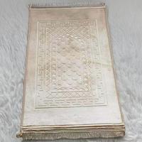 Tapis de prière personnalisable en tissu gaufré de haute qualité, style persan, directement de l'usine chinoise, fournisseur de tapis de pèlerinage