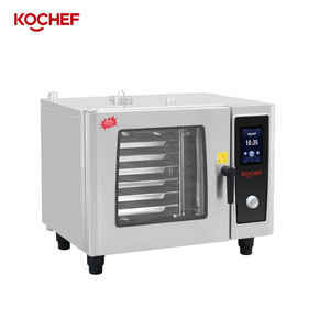 Four à vapeur électrique à 6 niveaux avec écran tactile en acier inoxydable Protection contre la surchauffe pour la boulangerie commerciale Utilisation en restaurant - Product Image 1