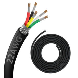 Câble de haut-parleur Zhong Hua Jiang UL2464 22AWG 22/5 à 5 conducteurs, câble blindé CNC pour routeur CNC, broche VFD CNC, imprimante 3D - Product Image 1