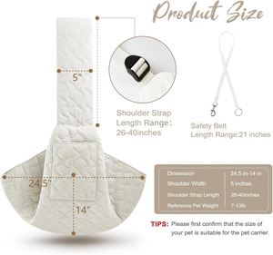 Muestra Gratuita, Bolsa de Transporte para Perros Medianos y Grandes al por Mayor, Bolsa de Viaje Resistente de Algodón para Mascotas Medianas y Grandes - Product Image 3