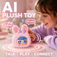 Produit phare : Compagnon de bureau IA Lapin, Robot poupée compagnon émotionnel à dialogue intelligent, Jouet en peluche éducatif et Pendentif