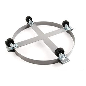 Chariot roulant d'usine mobile et chariot mobile de tambour d'huile rond en acier - Product Image 2