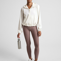 Vestes de course à capuche à manches longues pour femmes, vêtements de sport zippés, hauts de fitness avec logo frontal, manteaux de sport et de yoga pour l'extérieur