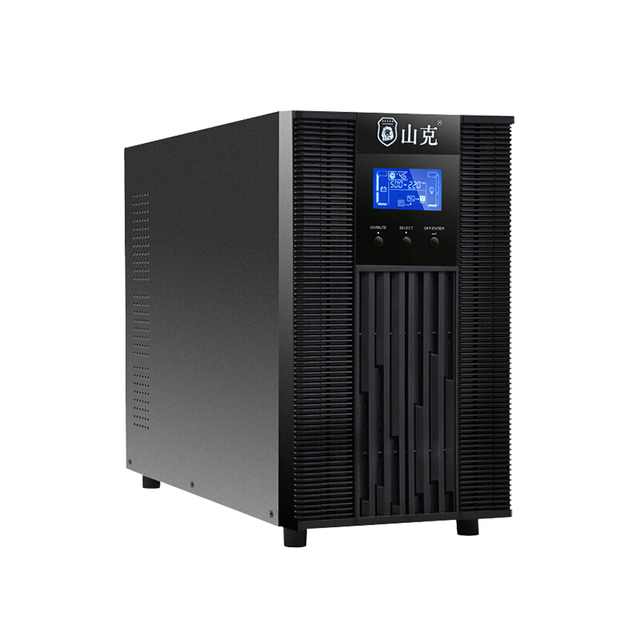 SKE Pure Sine Wave Online UPS Power Supply Single Phase 220V 230V Overvoltage 1KVA 900W Lead Acid Battery for Networking