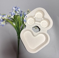 Boîte blanche pressée à froid de haute qualité, recyclable, biodégradable et respectueuse de l'environnement pour le café
