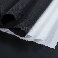 Entoilage PE PA tissé sergé de haute qualité Entoilage fusible adhésif tricoté en polyester fort