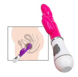 Vibratore Rabbit Ricaricabile USB all'Ingrosso, Confezione Discreta, Impermeabile, Giocattoli Sessuali per Adulti, Massaggiatori Sensuali per Donne - Product Image 4