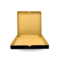 Caja de Pizza Corrugada de Cartón Kraft Marrón Impresa Personalizada para Empaque de Alimentos, Logotipo a Todo Color, Venta al por Mayor Directa de Fábrica, Caja para Comercio Electrónico