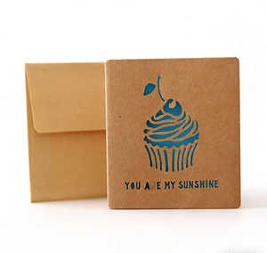 Tarjetas de Felicitación para el Día del Padre, de Papel Kraft, con Corte Cuadrado Hueco, Duraderas, Tarjetas de Regalo Premium para Deseos del Día del Padre - Product Image 1