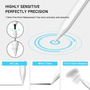 Consiglia penna stilo Tablet con adsorbimento magnetico penna <span class=keywords><strong>Apple</strong></span> tipo C ricarica per 2024 2018 iPad Pro - Product Image 3