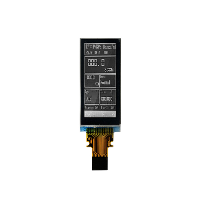 1.08" 160x68 Small Bar Transflective LCD Display Mono SPI Interface Outdoor Sunlight Readable Industrial TFT LCD Screen Module