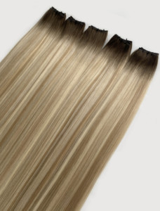 Cheveux humains vierges 2025 pour extensions, extrémités doublement tirées, trame Genius, application facile et chute de cheveux peu fréquente - Product Image 2