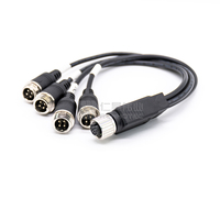 Kabel Konektor Can Bus M12 Y 12 Pin Kabel Harness