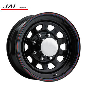 16x8 "D Forma di Imitazione Beadlock Ruota 4X4 6x114.3 + 20 Nero - Product Image 5