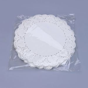 Disposable High Quality Double-Sided Lace Oil Absorbing <b>Paper</b> Pad White Food Grade Eco-Friendly Greaseproof Non-Stick for Bread - Product Image 6