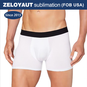 Ropa interior ZELOYAUT de alta elasticidad para hombre, cómoda sublimación en blanco, bragas masculinas, venta al por mayor, Bóxer, regalos novedosos - Product Image 4