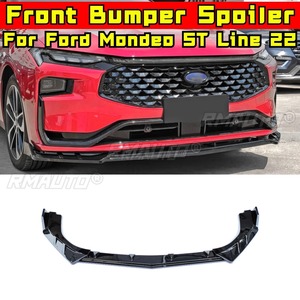 For Mondeo Car Front Bumper <b>Lip</b> Carbon Look Car Accessories for Ford Mondeo ST Line 2022 Bumper Protector Car Accessories - Product Image 4