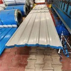 Zinc Corrugated Steel Roofing Sheet Galvanized Corrugated Tile In Color Decoiling Processing Service