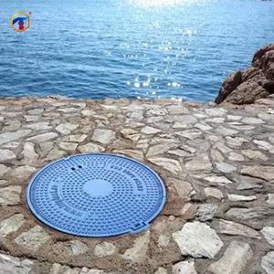 하이 퀄리티 맞춤형 FRP 맨홀 커버 도로 배수를위한 SMC 원형 유리 섬유 맨홀 커버 - Product Image 4