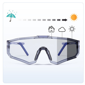 Youth Sports Sunglasses Photochromic UV400 Full Rim Adjustable Strap Cycling Running Windproof Outdoor <b>Eyewear</b> 7009 - Product Image 2
