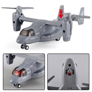 Juguete de Avión de Transporte de Peces Dorados Premium, el Más Vendido, con Función de Retroceso, Efectos de Luz y Sonido, Modelo de Avión de Metal Fundido a Presión para Niños - Product Image 3