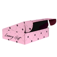 Boîtes en carton ondulé de luxe, nouveau design, logo personnalisé, emballage de luxe pour cosmétiques, coffret cadeau, coffret cadeau pour ensemble de soins de la peau, boîte d'expédition