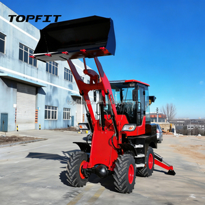 รถตักล้อยางดีเซลคุณภาพสูง TOPFIT สำหรับงานหนัก ขับเคลื่อน 4 ล้อ สีแดง ความจุบุ้งกี๋ 0.6 ลูกบาศก์เมตร ประสิทธิภาพสูง - Product Image 6