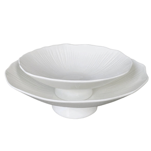 Vajilla de Cerámica Estilo <span class=keywords><strong>Flor</strong></span>, Juegos de Platos de Porcelana, Tazón y Plato de Hotel, Color Blanco con Logotipo Personalizado - Product Image 4