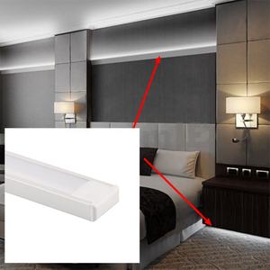 Встроенный U-образный светодиодный профиль 16*7 мм из алюминиевого сплава - Product Image 2