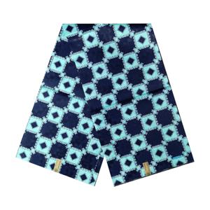 Tissu Wax Africain en Gros 100 % Polyester de Haute Qualité Imprimés Wax Brillants d'Afrique Tissu Pagne Bazin Riche Gaufré 3D - Product Image 4