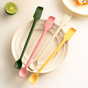 Kitchen Silicone Spatula Jam Spreader Double-Headed Jam Scoop Baking Supplies Cake Cream Food Contact Safe Baking Scraper - Product Image 1